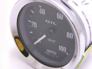 タートルトレーディング / UKスミスブラック 油圧計52mm (ポンド表示)