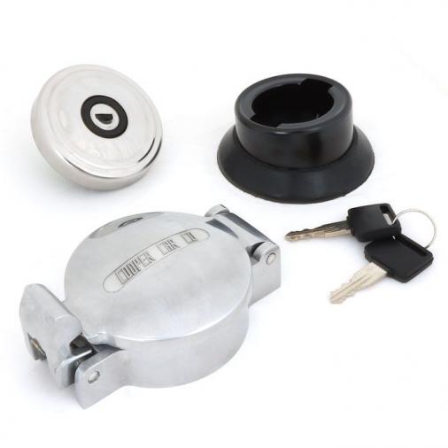 クーパー　グランプリ　アロイ　アストンタイプ　ガスキャップ　左タンク用