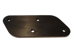 アロイブラック　ホースブランクプレート