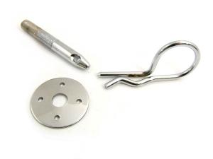 モロソボンネットピンセットL75mm×　クローム(ワイヤー付)