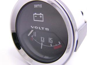 タートルトレーディング / スミス 電圧計 ブラック 電気式